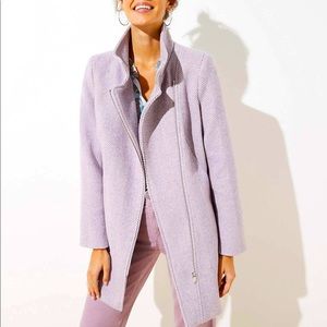 NWT Purple LOFT Women’s Wool Coat
